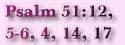 Psalm 51 ~ selections